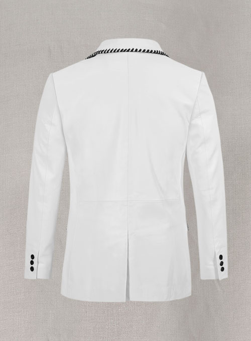 (image for) Black Striped White Medieval Blazer