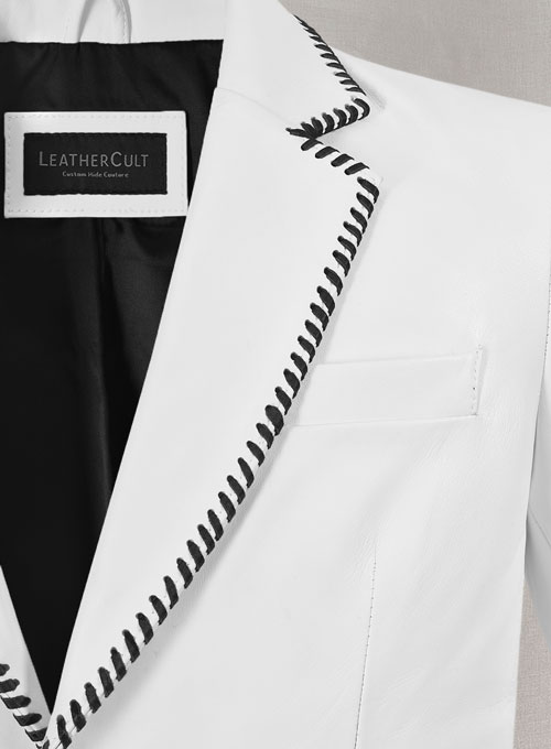 (image for) Black Striped White Medieval Blazer