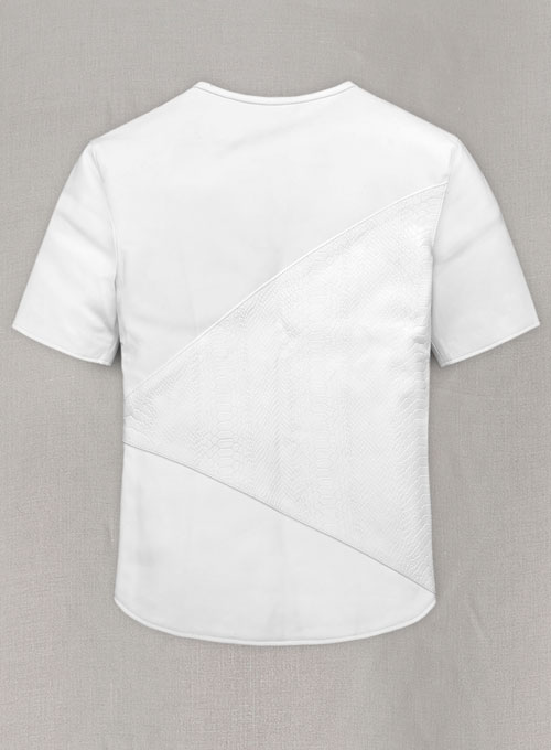 (image for) White Renoir Leather T-Shirt