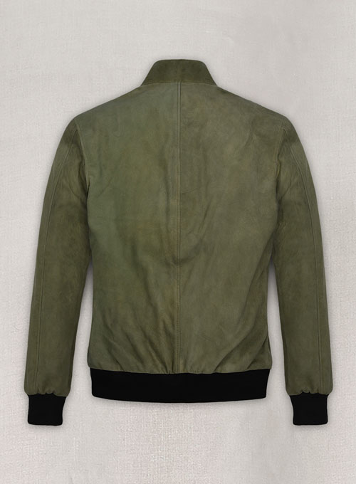 (image for) Woodland Green Suede Ryan Reynolds Leather Jacket