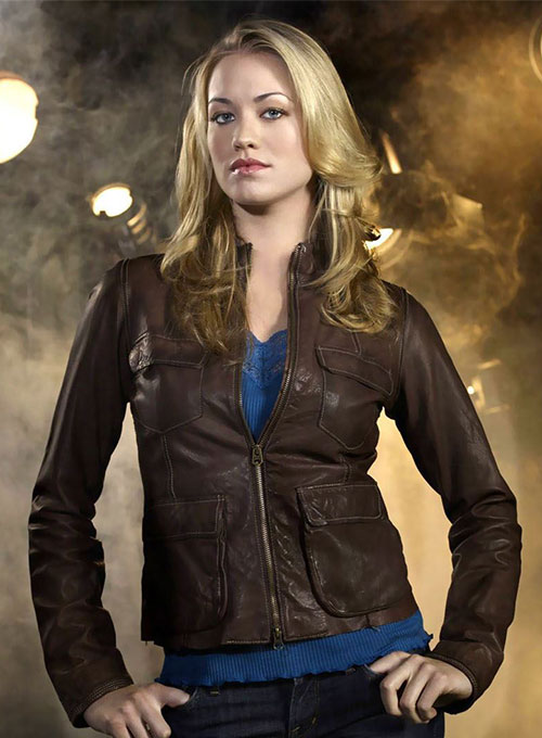 (image for) Yvonne Strahovski Leather Jacket