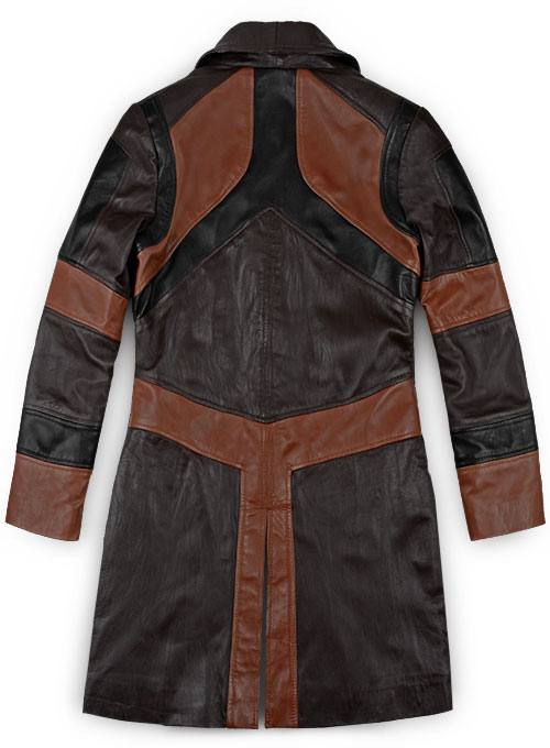 (image for) Zoe Saldana Guardians of the Galaxy Vol 2 Leather Coat