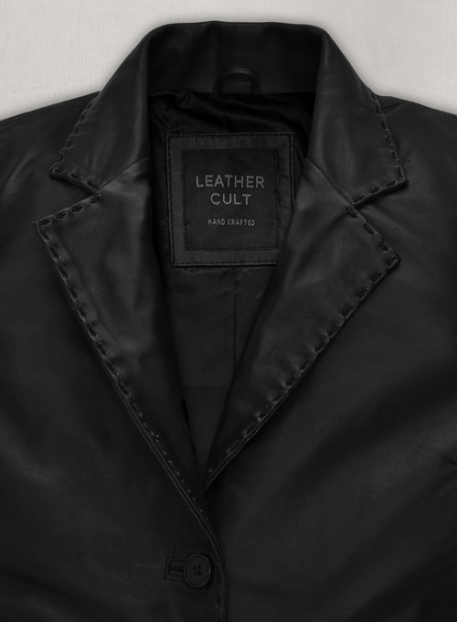 (image for) Zoe Kravitz Leather Long Coat