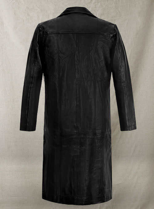 (image for) Al Pacino Insomnia Leather Trench Coat