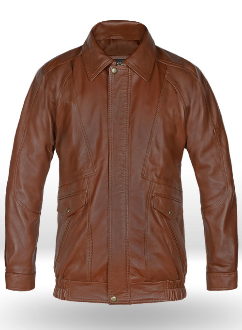 (image for) Aviator Bomber Leather Jacket