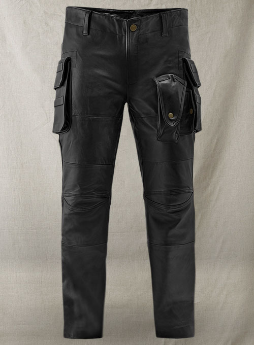 (image for) Brad Pitt Leather Pants