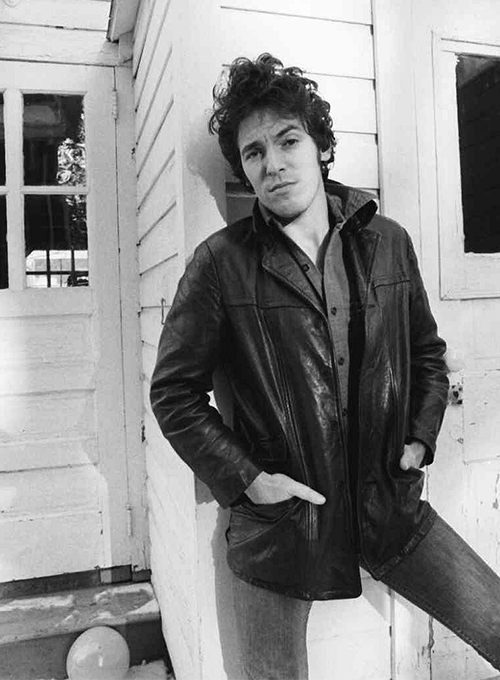 (image for) Bruce Springsteen Born to Run Autobiography Leather Trench Coat