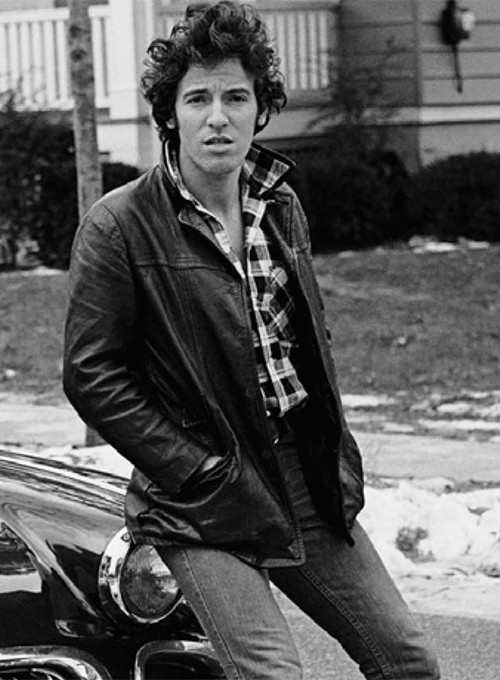 (image for) Bruce Springsteen Born to Run Autobiography Leather Trench Coat