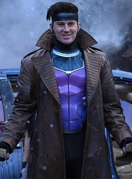 (image for) Channing Tatum Gambit Deadpool and Wolverine Leather Coat