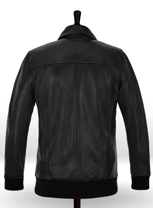 (image for) Classic Bomber Leather Jacket