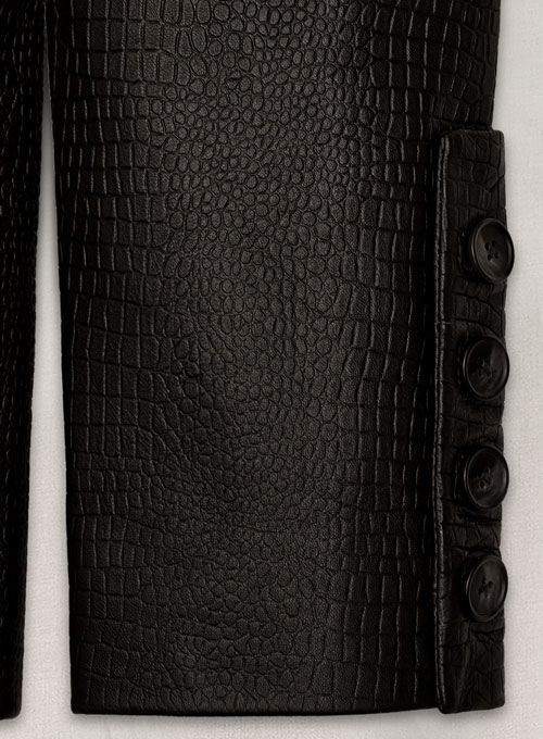 (image for) Crocodile Dark Brown Hyde Leather Pants