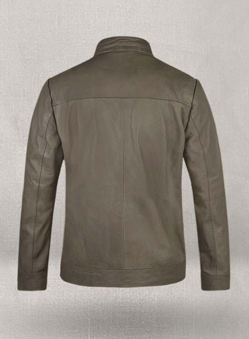 (image for) Croma Gray Washed & Wax Tom Cruise Fallout Leather Jacket