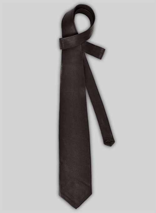 (image for) Dark Brown Leather Tie