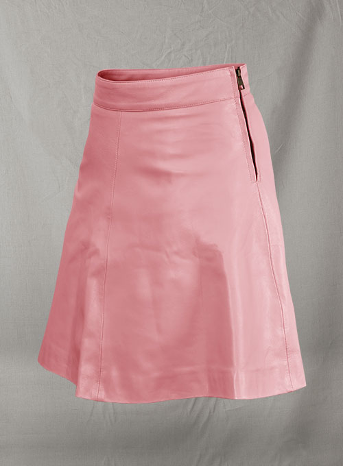 (image for) Ellen Pompeo Leather Skirt