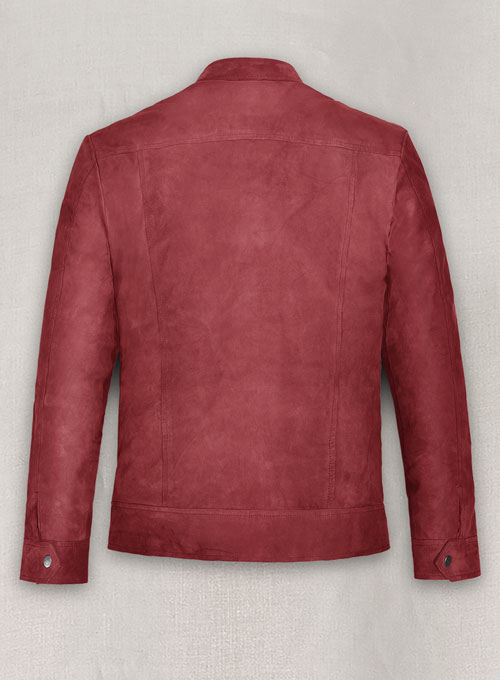 (image for) French Red Suede Leather Jacket # 700