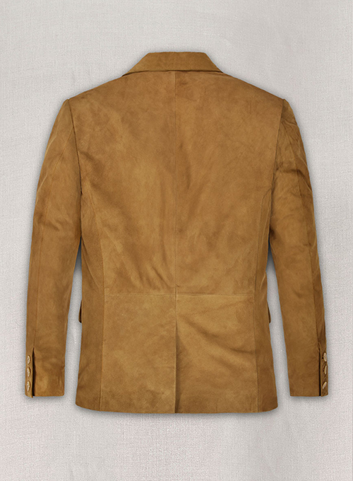 (image for) Ginger Brown Suede Leather Blazer