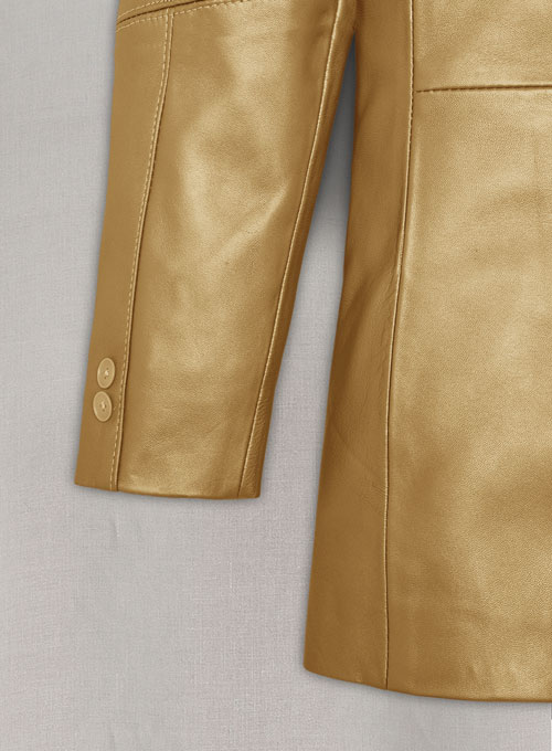 (image for) Golden Catwalk Leather Blazer # 2