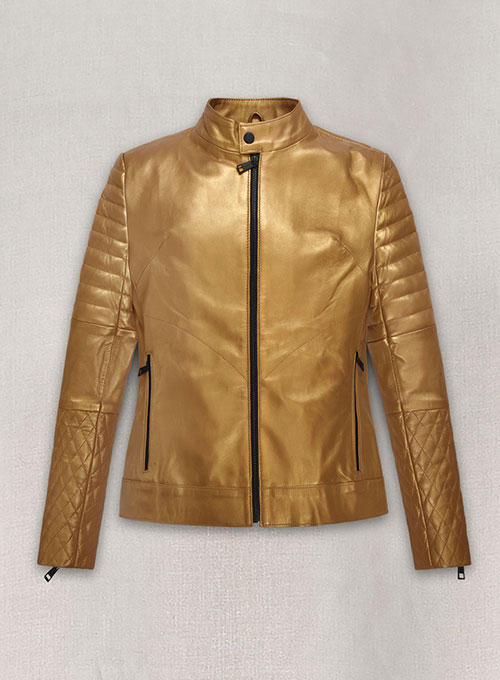 (image for) Golden Gwen Stefani Leather Jacket #1