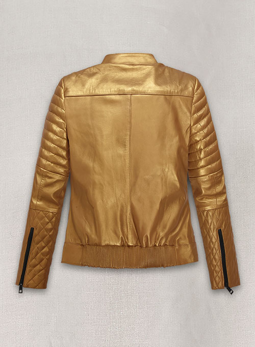 (image for) Golden Gwen Stefani Leather Jacket #1