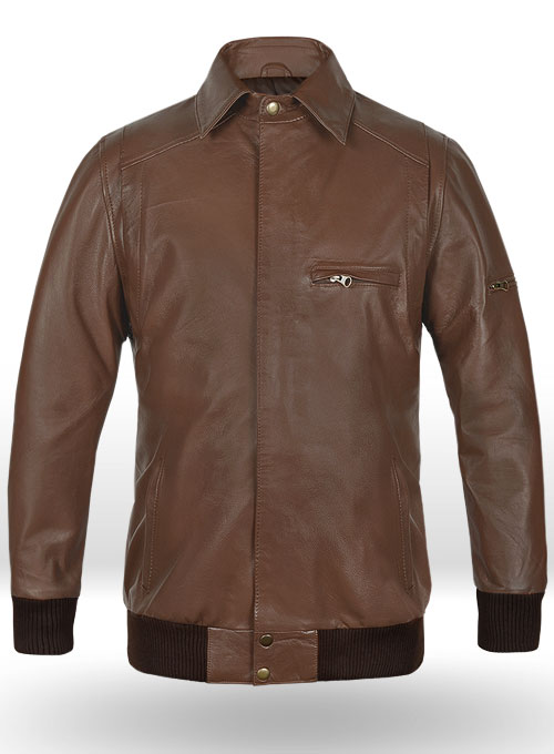 (image for) Hunter Bomber Leather Jacket