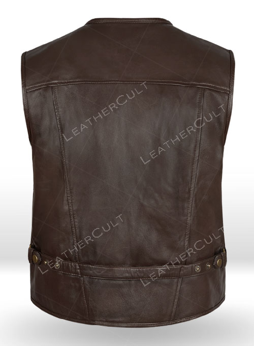 (image for) Chris Pratt Jurassic World Fallen Kingdom Leather Vest