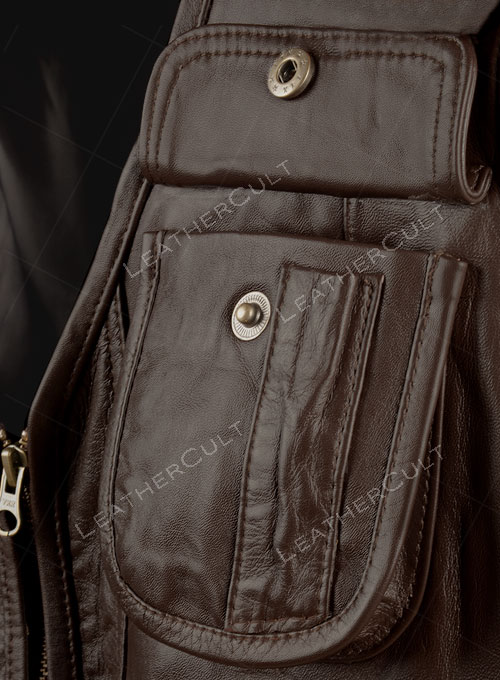 (image for) Chris Pratt Jurassic World Fallen Kingdom Leather Vest