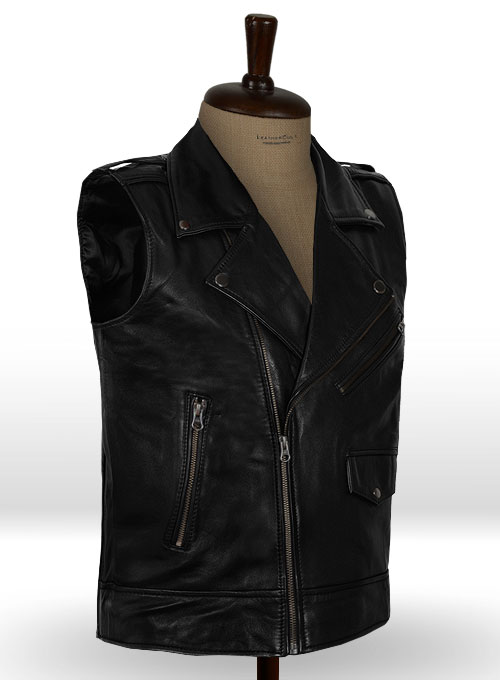 (image for) Leather Biker Vest # 315