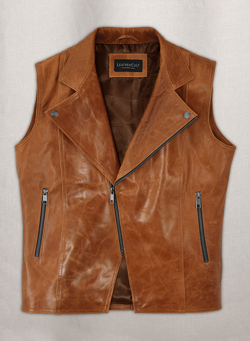 (image for) Leather Biker Vest # 311