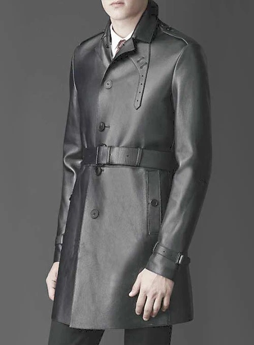 (image for) Leather Long Coat #204