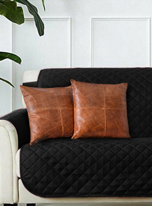 (image for) Leather Pillow Cover - Click Image to Close