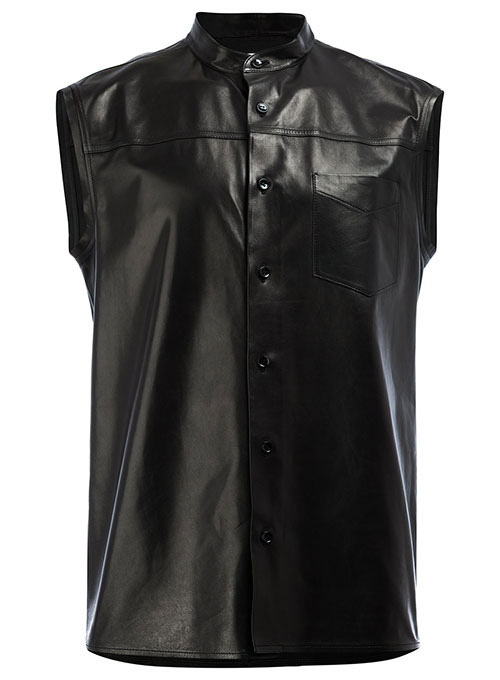 (image for) Leather Shirt Sleeveless #2