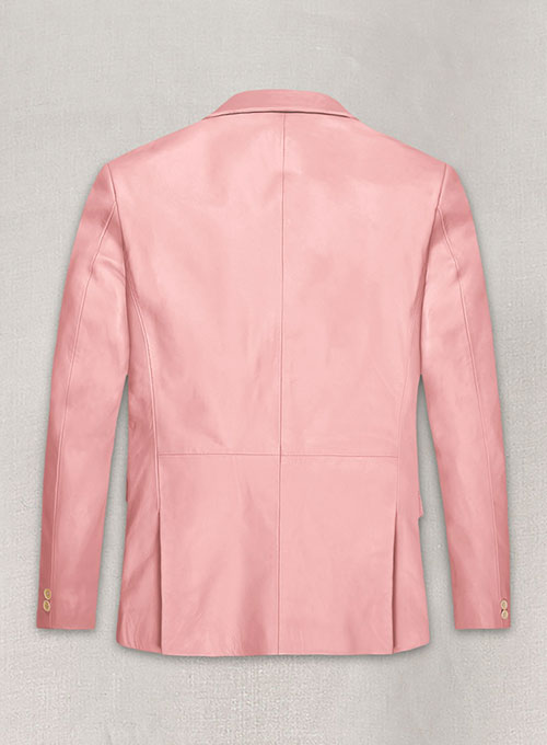 (image for) Light Pink Leather Blazer