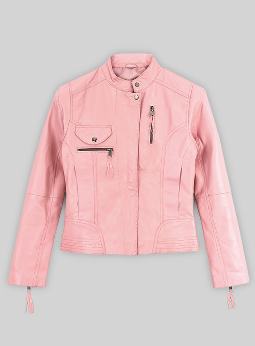 (image for) Light Pink Leather Jacket # 520