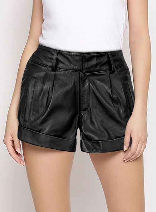 (image for) Margot Robbie Leather Shorts