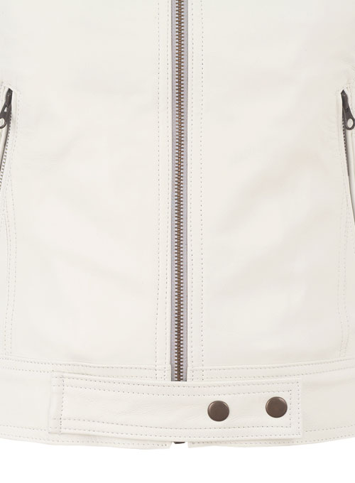 (image for) Off White Leather Jacket # 217