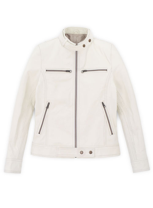 (image for) Off White Leather Jacket # 217