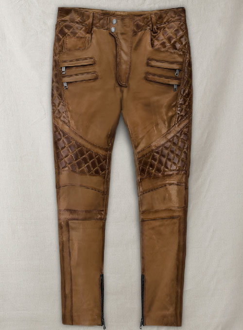 (image for) Outlaw Burnt Tan Leather Pants