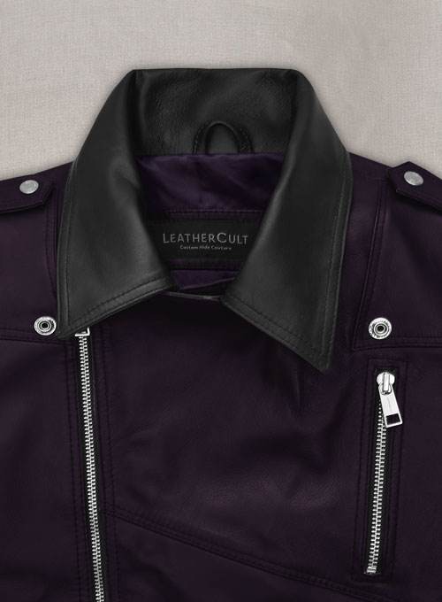 (image for) Purple Leather Vest # 336