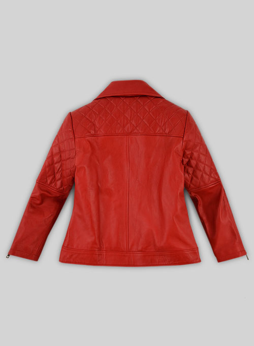 (image for) Red Katy Perry Leather Jacket