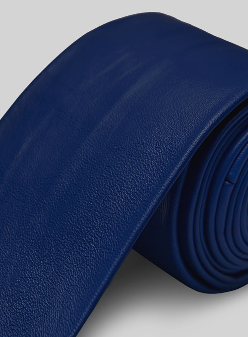 (image for) Rich Blue Leather Tie