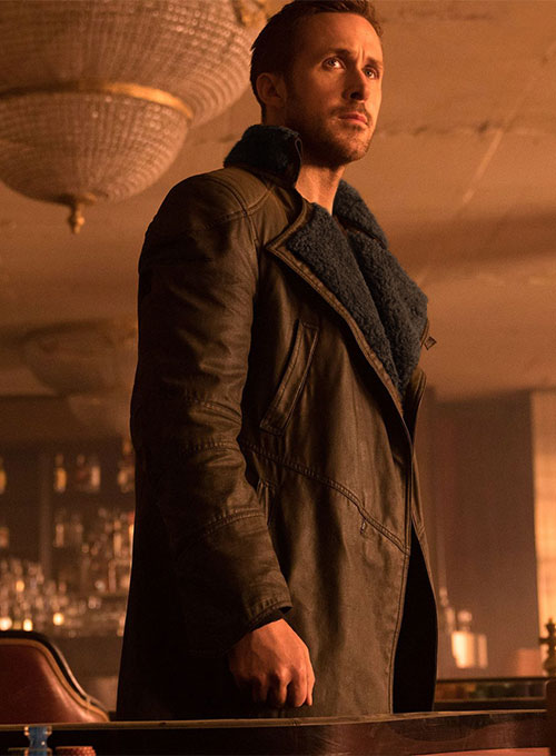 (image for) Ryan Gosling Blade Runner 2049 Leather Long Coat