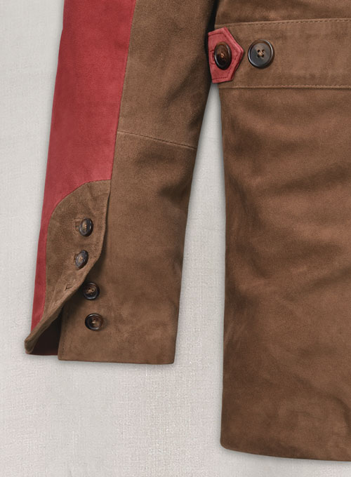 (image for) Safari Hickory Suede Leather Blazer