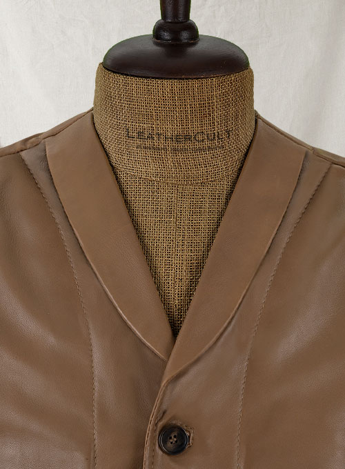 (image for) Shawl Lapel Leather Vest