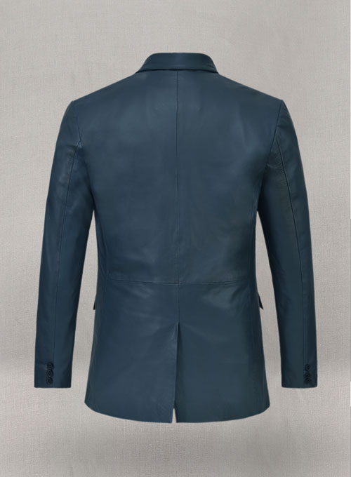 (image for) Soft Winsor Blue Leather Blazer