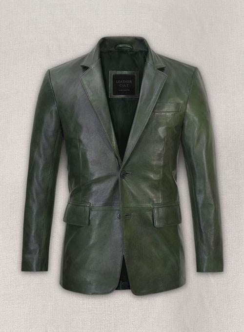 (image for) Spanish Green Leather Blazer