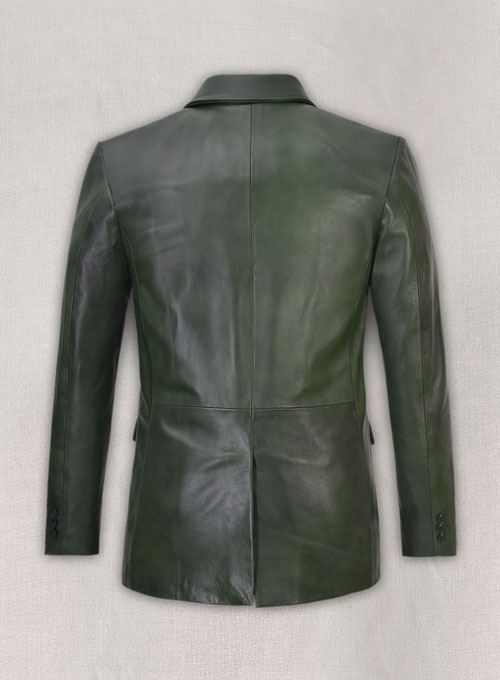 (image for) Spanish Green Leather Blazer