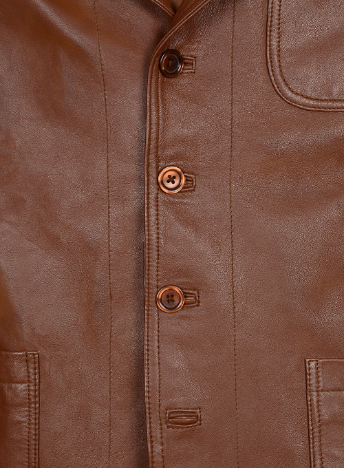 (image for) Tan Brown Daniel Craig Leather Blazer