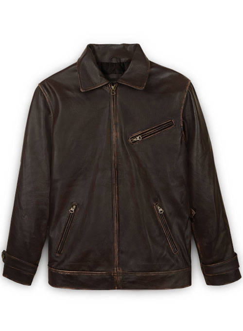 (image for) Rubbed Brown Taylor Lautner The Twilight Saga Leather Jacket