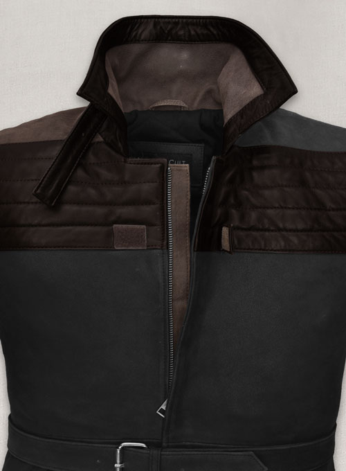 (image for) Watch Dogs 3 Legion Aiden Leather Trench Coat - Click Image to Close